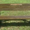 Benches of Red Cedar or pressure treated pine will last for years and can be personalized.