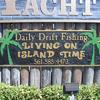 An 8' HDU foam sign for one of our favorite customers. Join Captain John and Sandy for a great day fishing!
