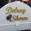 A monument sign, ext. wood and HDU foam elements. An affordable alternative to masonry products. Call
for a quote!